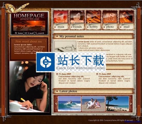 TemplateMonster 主页模板