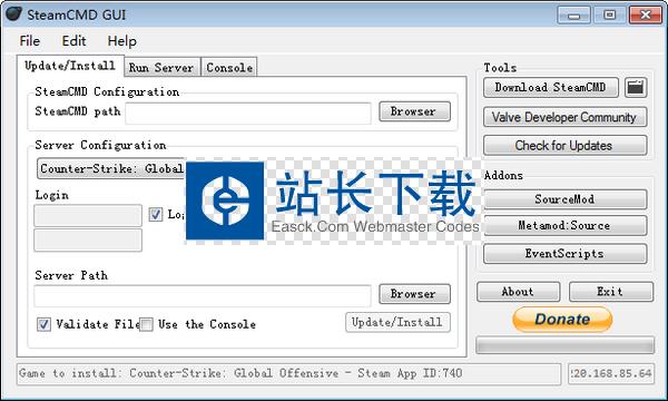 steamCMD(steam局域网架设工具)