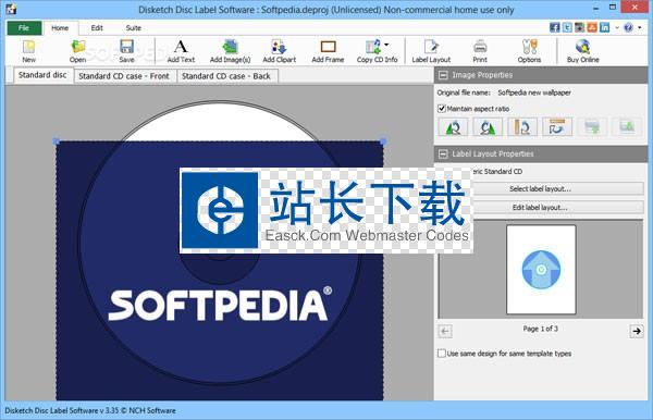 NCH Disketch Disc Label(光盘标签软件)