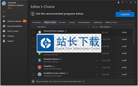 Systweak Software Updater(软件更新软件)