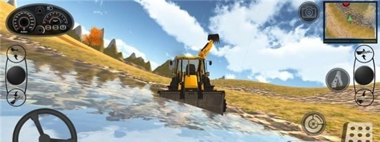 工地挖掘机施工 工地挖掘机施工