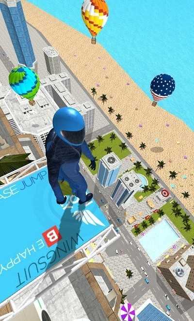 Base Jump Wing Suit Flying Base Jump Wing Suit Flying