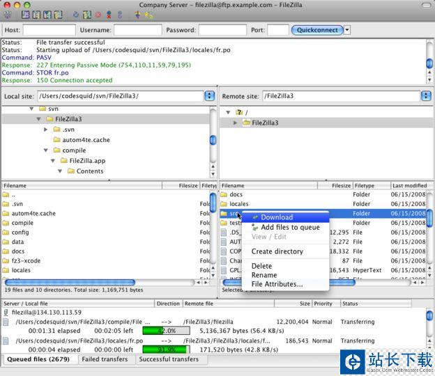 苹果电脑FTP客户端 FileZilla for Mac