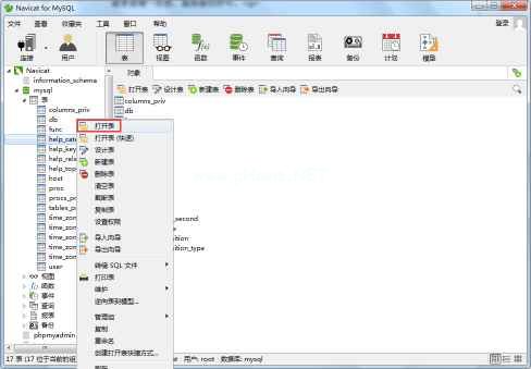 Navicat for MySQL查询表中数据的操作方法截图