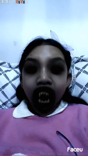 faceu变鬼脸怎么变 faceu变恐怖鬼脸教程