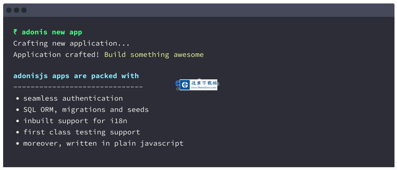 Adonis Web框架 v6.1.5.1