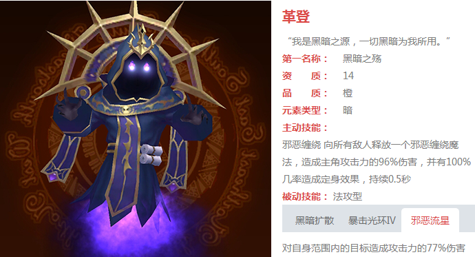 有杀气童话黑暗之殇革登怎么样 革登技能介绍