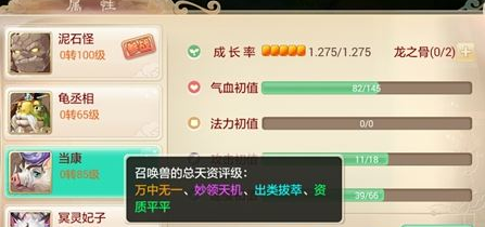 大话西游手游宠物资质和成长哪个更实用