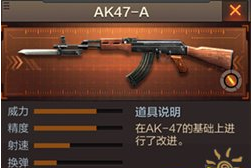 CF手游AK47-A使用技巧及AK47A价格介绍