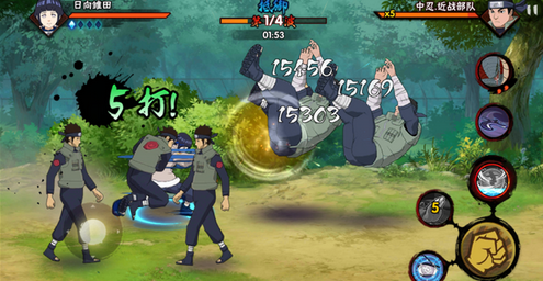 火影忍者手游雏田连招技巧 雏田决斗场pk攻略