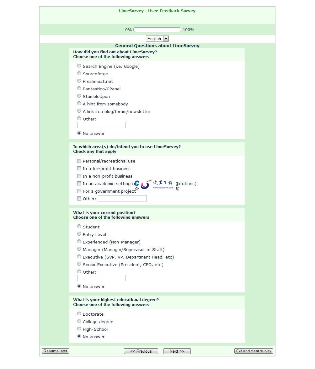 LimeSurvey(开源问卷调查) v5.4.15 正式版