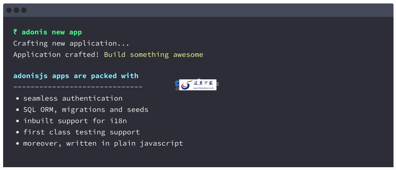 Adonis Web框架 v6.1.5.4