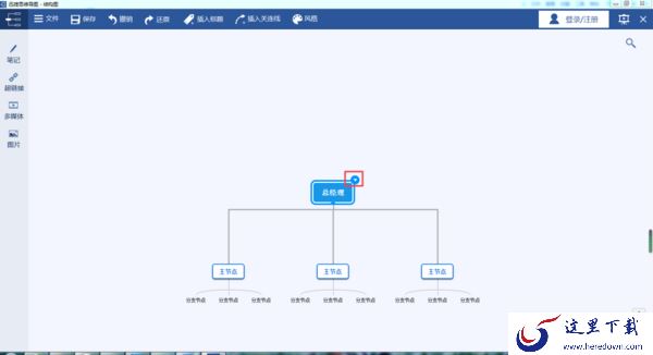 怎样使用迅捷思维导图软件画组织架构图?绘制方法简单又便利!