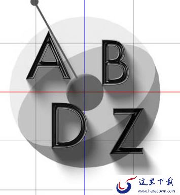 在PS中绘制出立体阴影文字效果的具体操作步骤