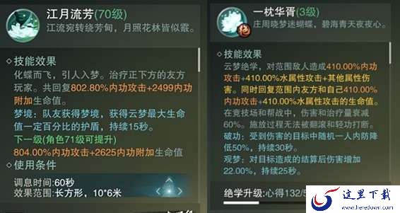 楚留香手游云梦技能加点攻略：云梦高奶量加点、宝石攻略大全[视频][多图]图片6