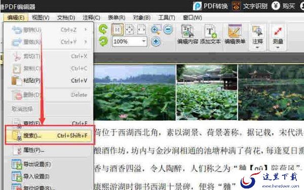 怎么查找PDF文件中的关键词?pdf怎么搜索关键词