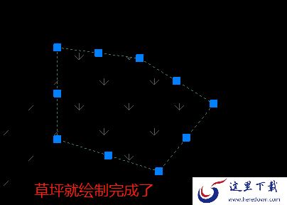CAD迷你画图园林设计区在哪_如何绘制草坪