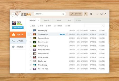迅雷快传上传有限制吗
