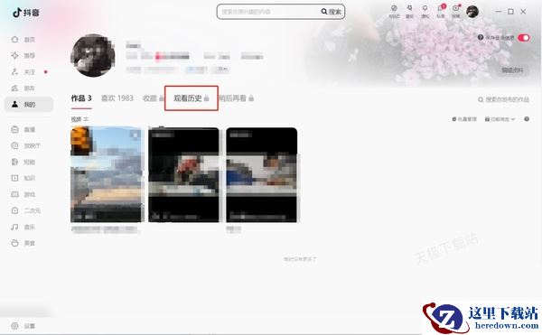 抖音怎么查看指定观看记录_电脑和手机版观看记录同步吗