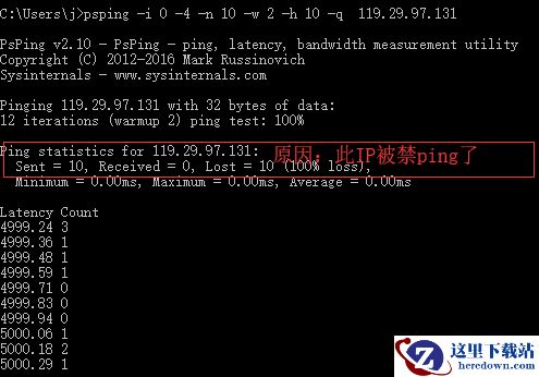 微软网络工具psping介绍