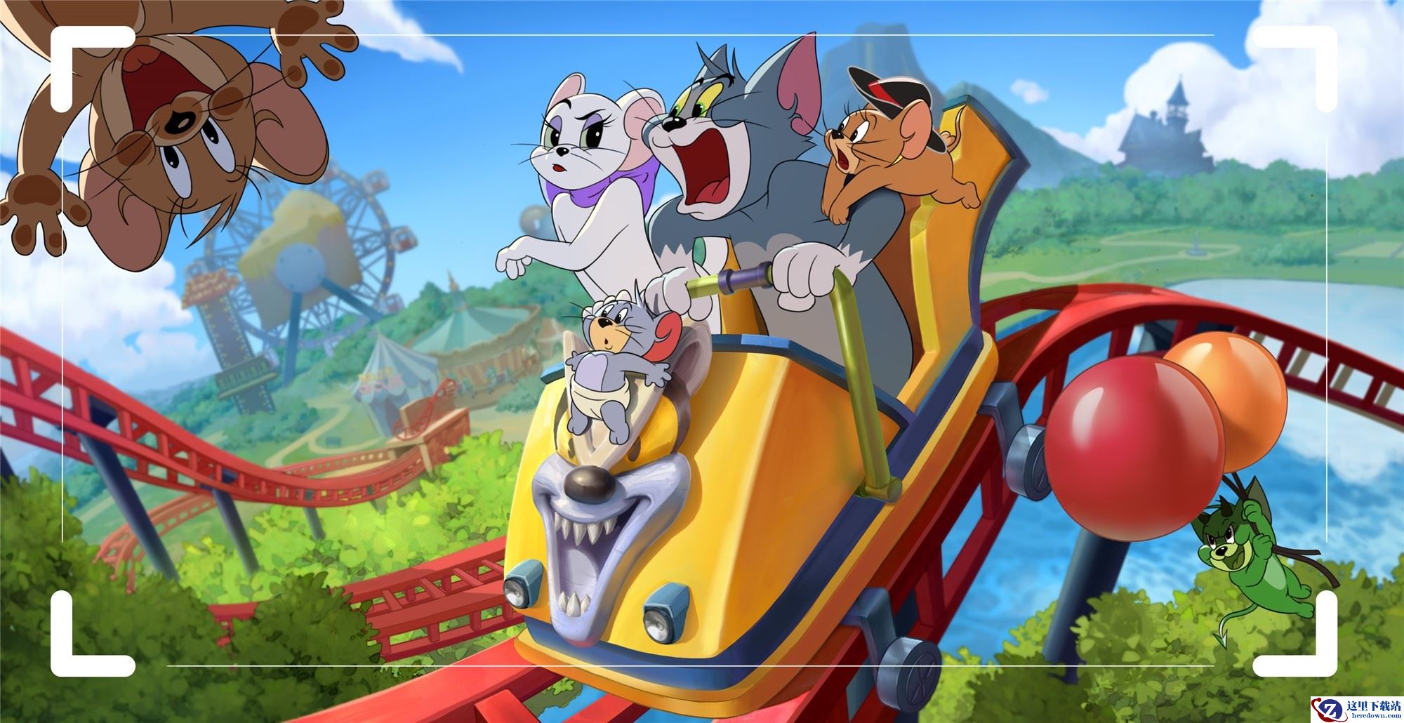 乐园尽欢享!《猫和老鼠》全新游乐场地图手稿曝光