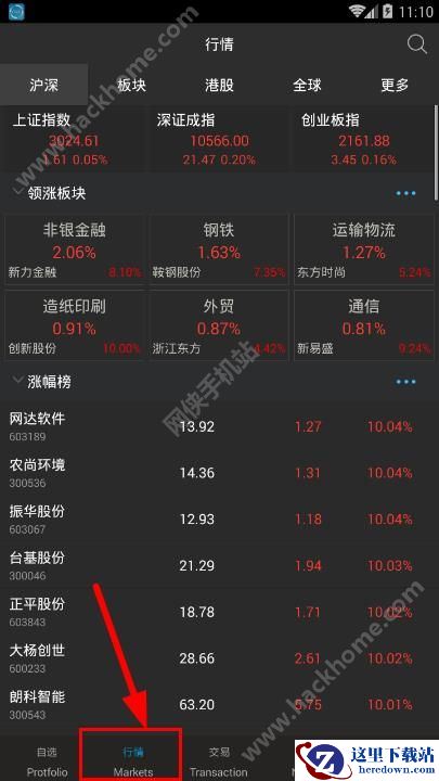 长城易怎么查看证券行情?长城易app怎么查看资讯?图片1