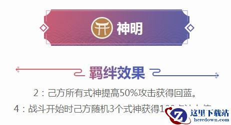 《阴阳师智走棋》神明羁绊效果及神明式神介绍