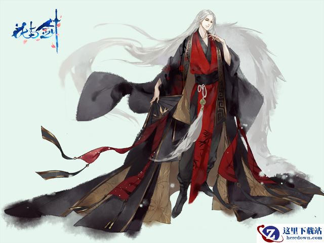 玄袍红袖折扇摇 花与剑“诡才”公子魅惊艳首曝