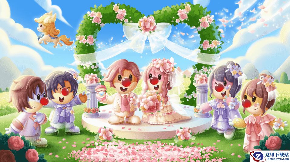 《摩尔庄园》情人节版本上线！双人载具礼服海量新内容等你体验！