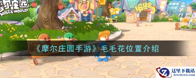 《摩尔庄园手游》毛毛花位置介绍