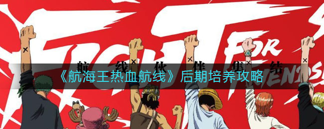 《航海王热血航线》后期培养攻略